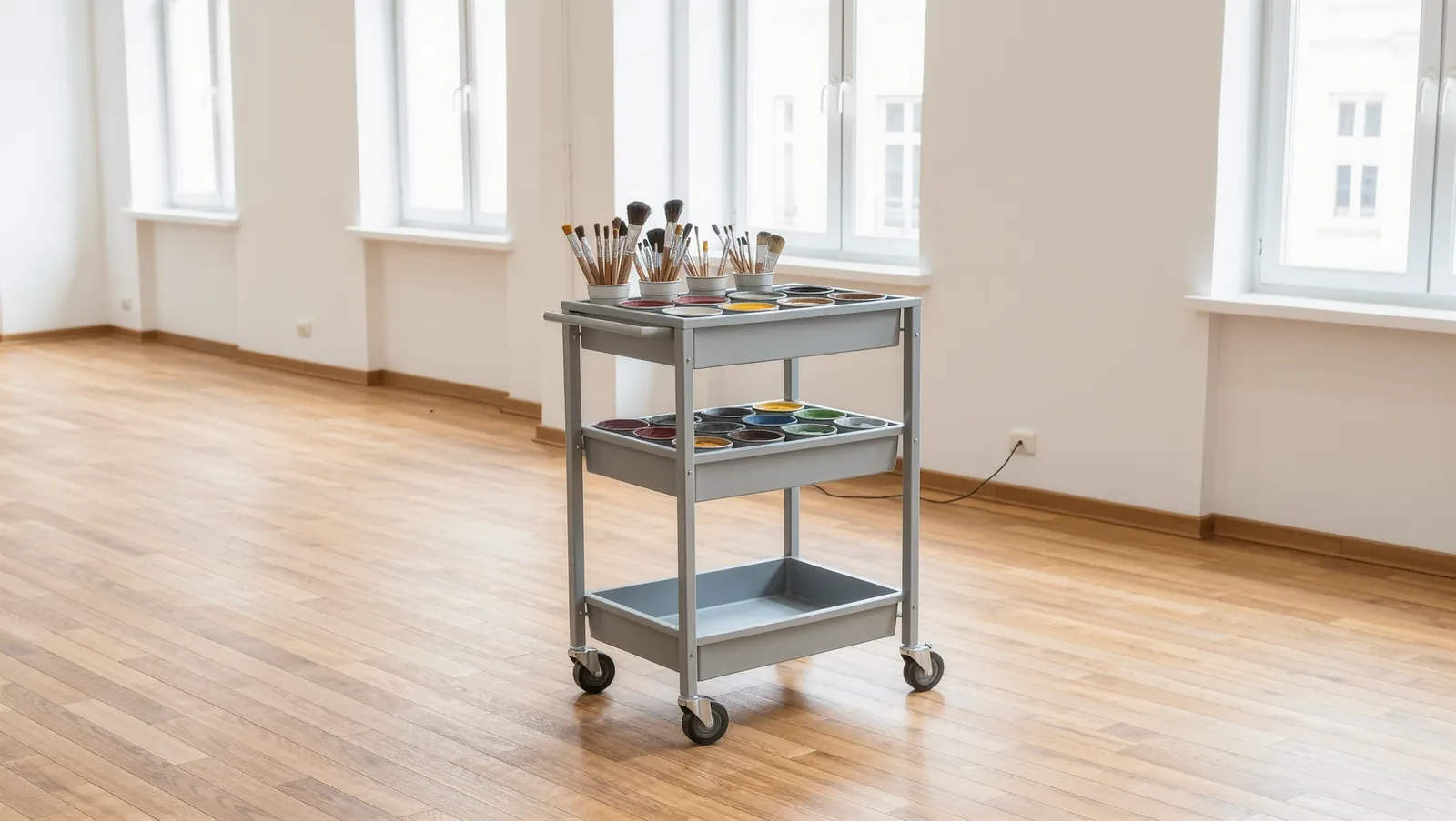 Symbolbild Farbwagen im Salon